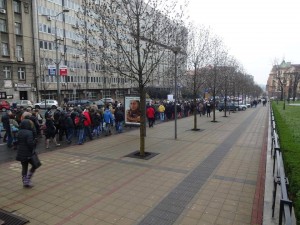 Protest in Belgrade (Serbia) against FX Loans